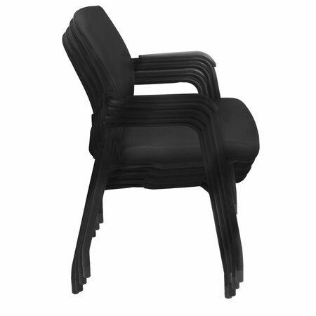 Regency Knight Multi-Purpose Office Mesh Side Chair or Training Room Chair, Black, 4PK 5675BK4PK